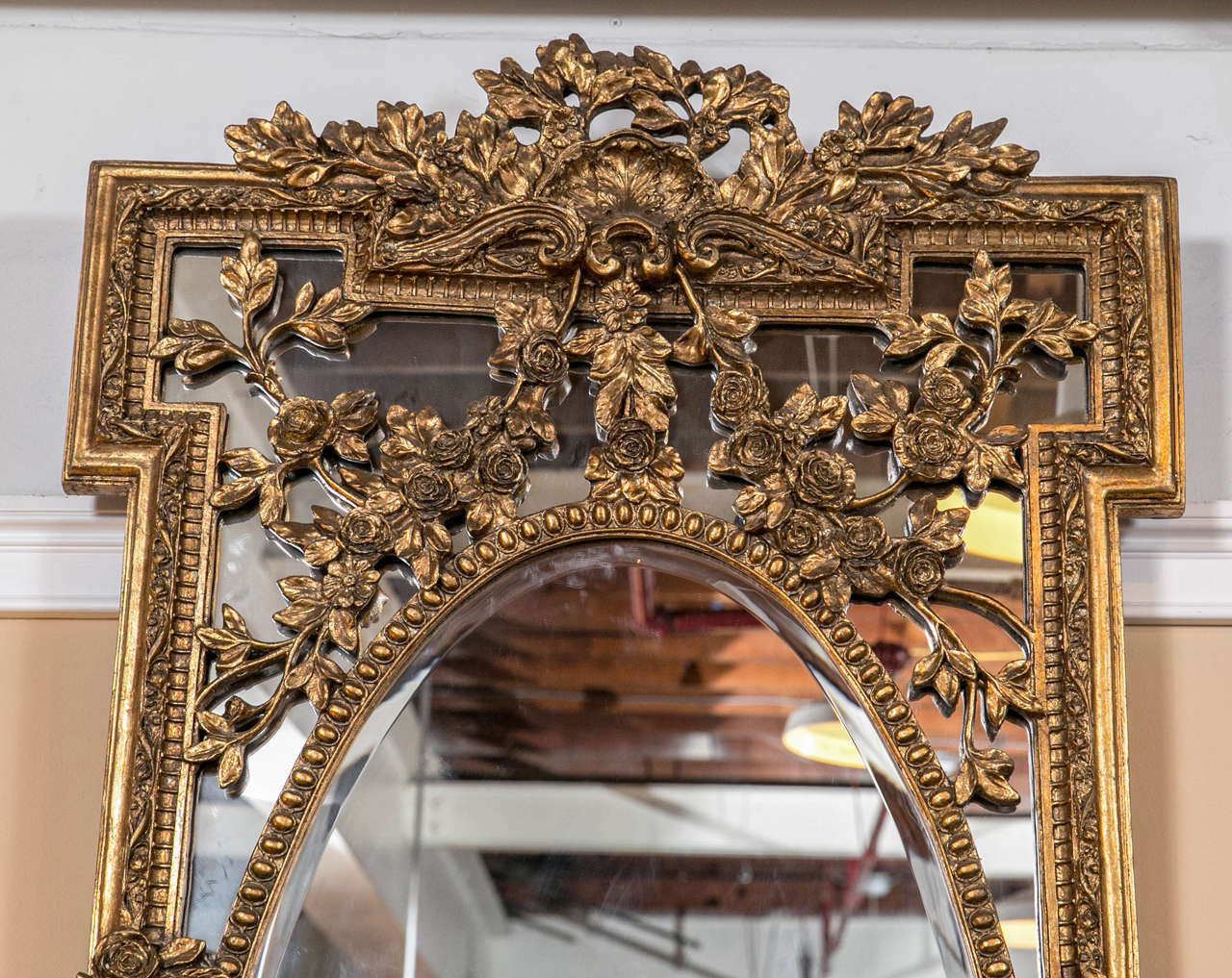 Unknown Pair of Belle Epoque Style Beveled Mirrors