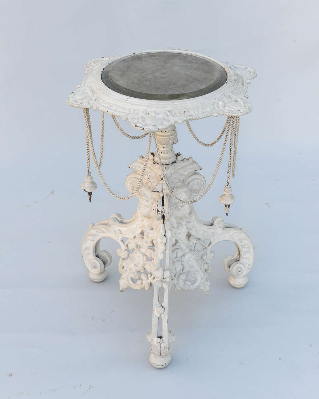 Wrought Iron Pedestal or Stand For Sale 2
