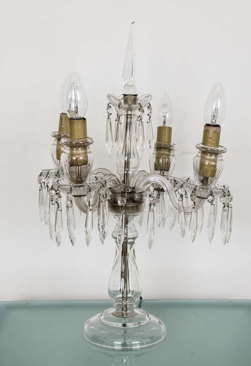 Bacarrat Crystal Table Lamp