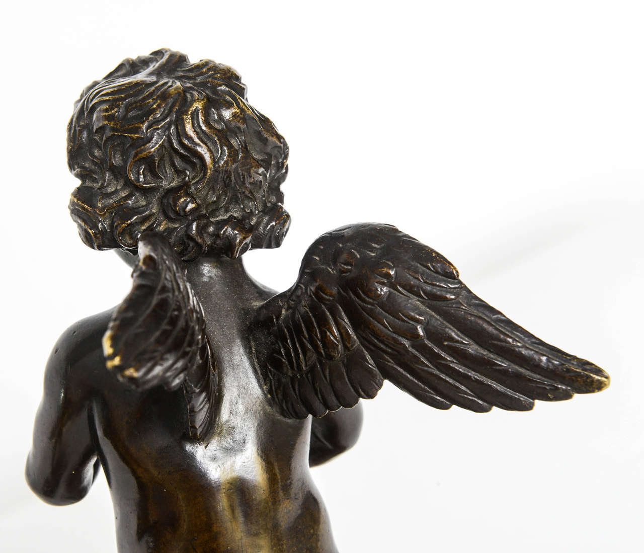 Pair of French Bronze Striding Cupids, circa 1800 1