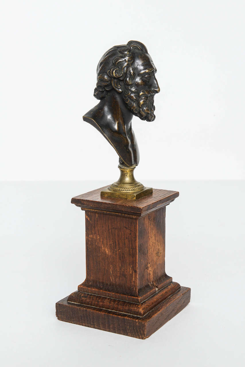 Renaissance Rare portrait en bronze d'Henri IV d'après le modèle de Barthelemy Prieur:: c. 1800 en vente