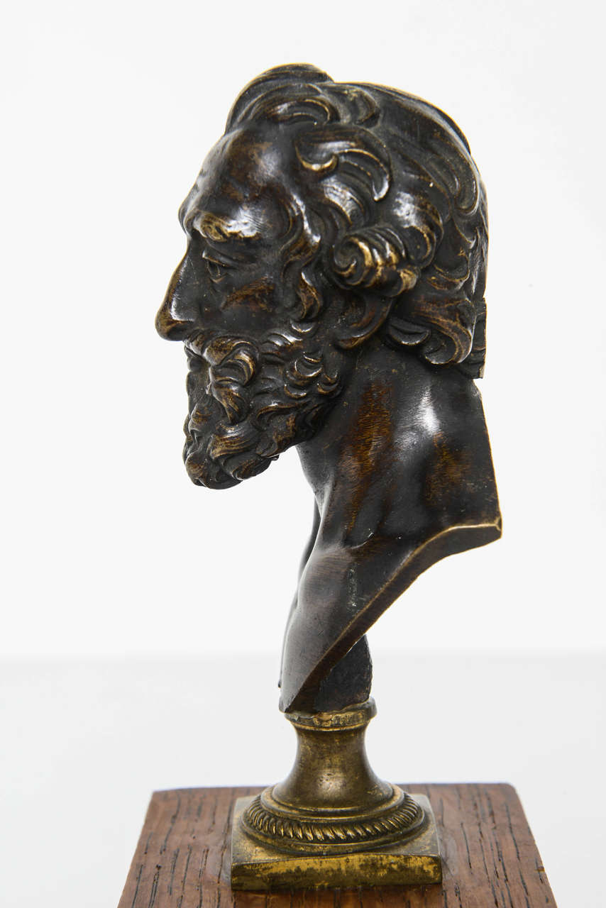 Rare Bronze Portrait Bust of Henri IV after Model by Barthelemy Prieur, c. 1800 For Sale 1