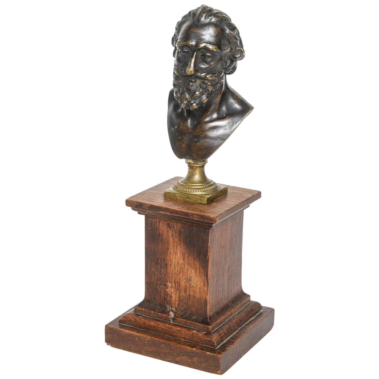 Rare Bronze Portrait Bust of Henri IV after Model by Barthelemy Prieur, c. 1800