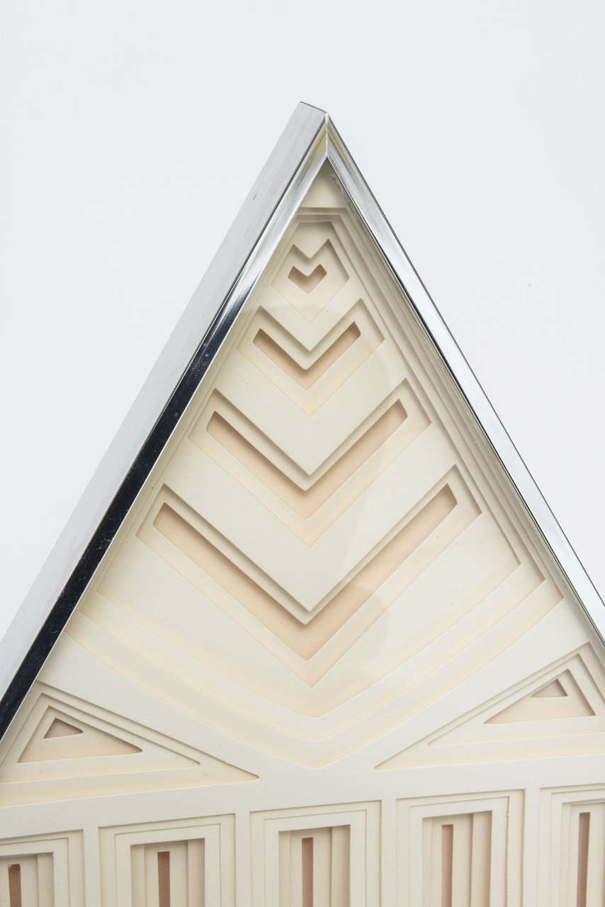 Greg Copeland ThreeDimensional, Layered Paper Wall Sculpture, 1973 at