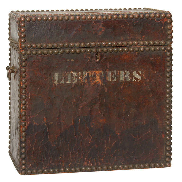 Mid-19th Century Postal Letter Drop Box