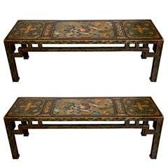 Pair Of Lacquered Coffee Tables