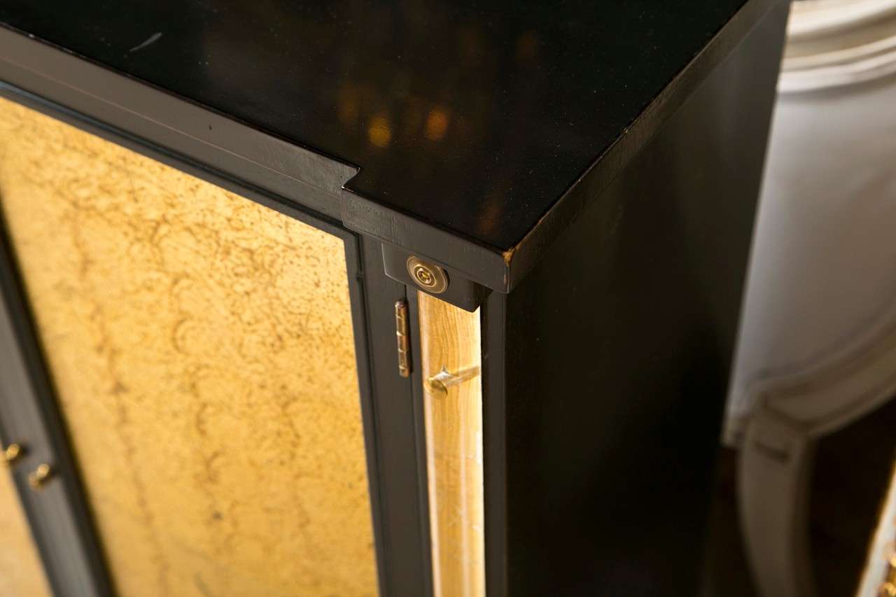 French Ebonized Cabinet by Jansen