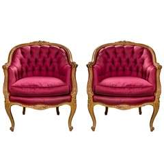 Pair of French Bergere Chairs