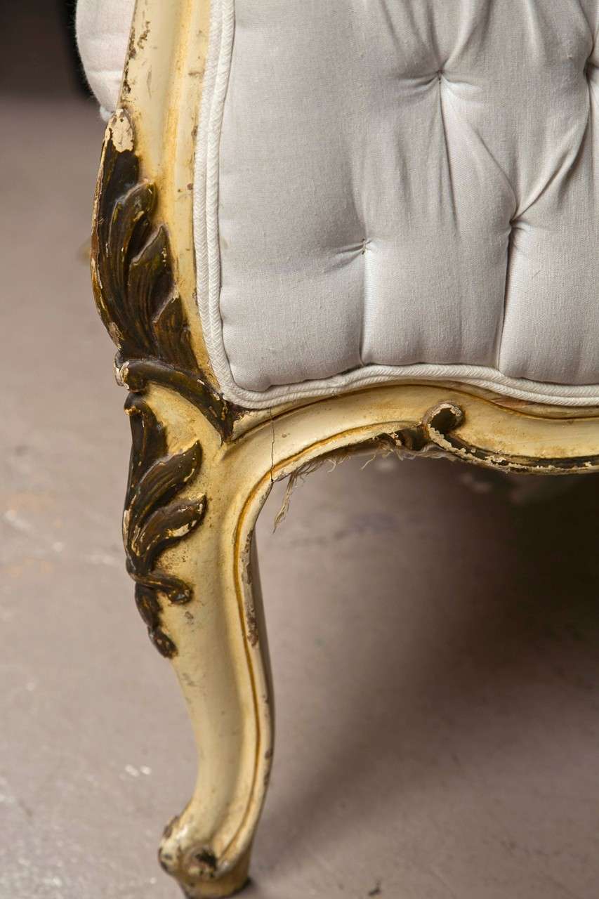 Pair of French Rococo Style Bergere Chairs attrib to Jansen 2