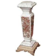 French Restauration Marble Pedestal 5