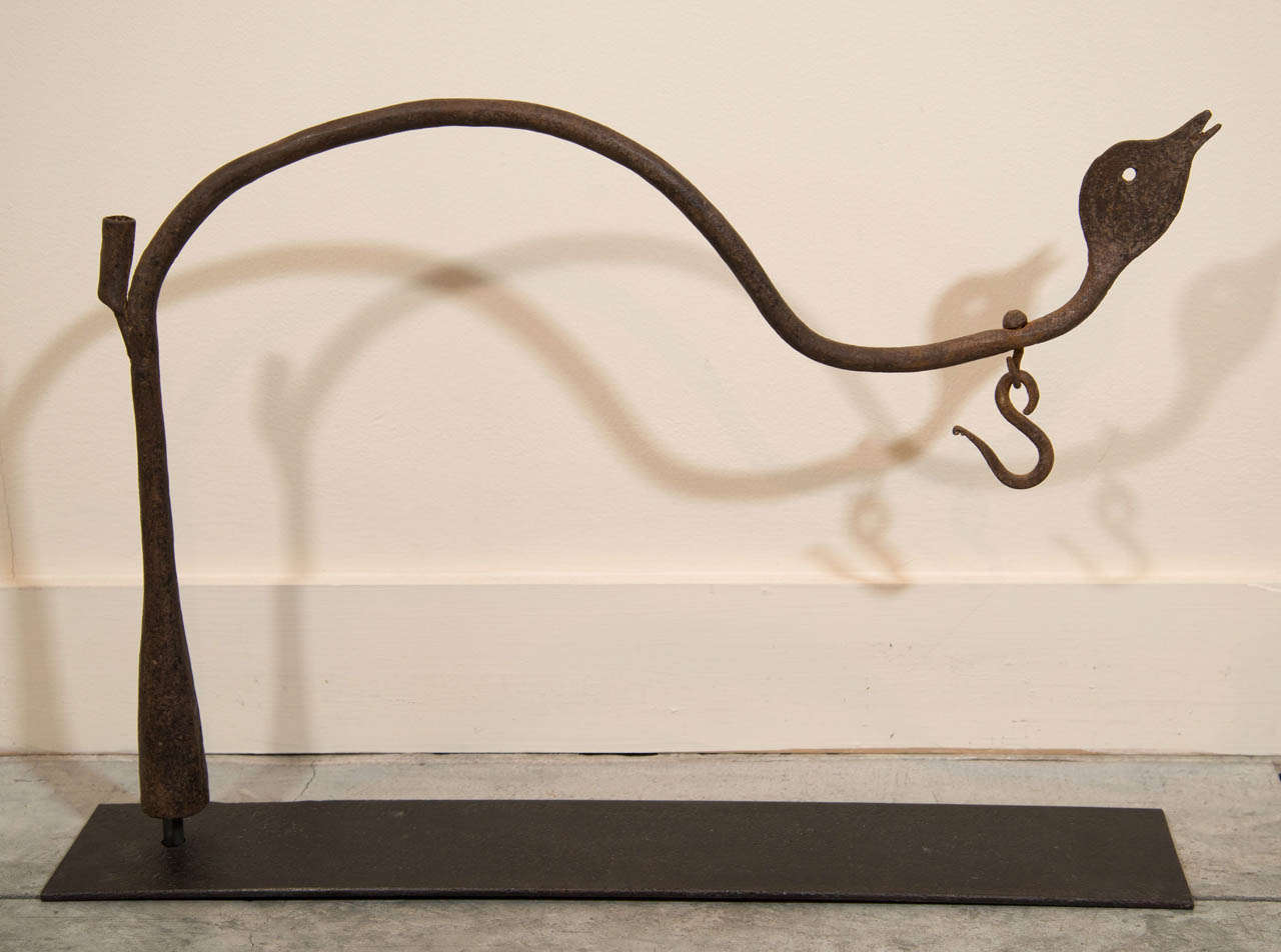 Cast Iron Lamp Hanger, circa 1800