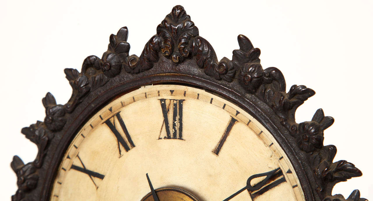 19th Century Continental Bronze Clock For Sale 3