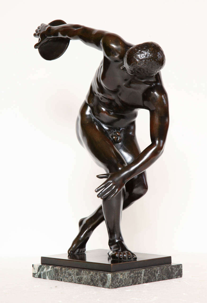An Early 20th Century Discus Thrower After Myron