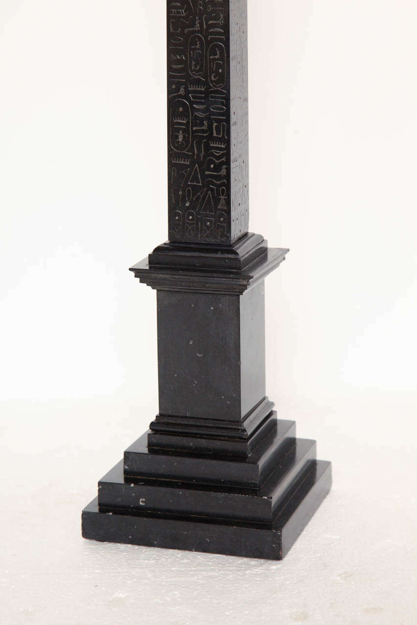 19th Century Italian Grand Tour Obelisk In Good Condition For Sale In New York, NY