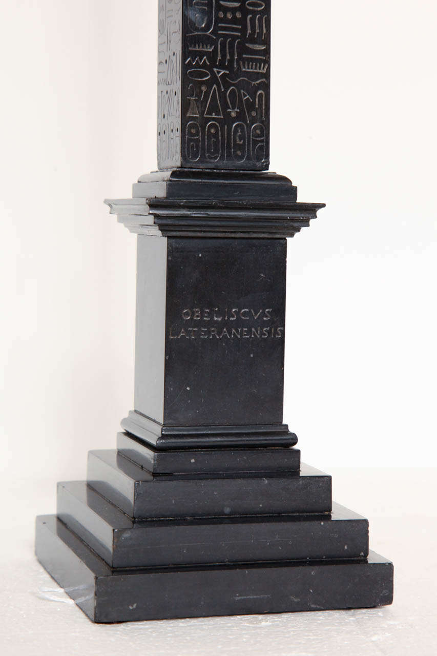 19th Century Italian Grand Tour Obelisk For Sale 4