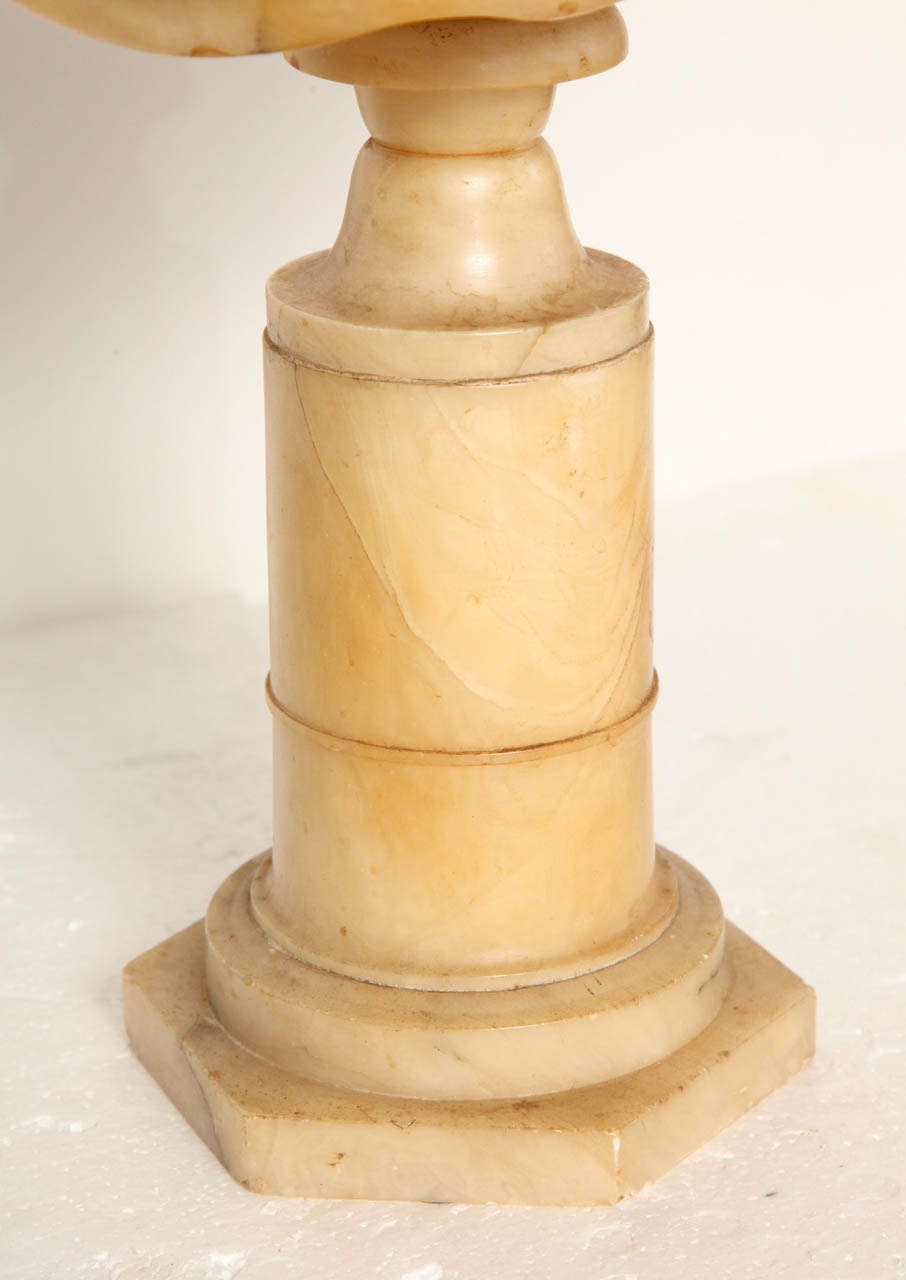 19th Century Italian Alabaster Tatza For Sale 3