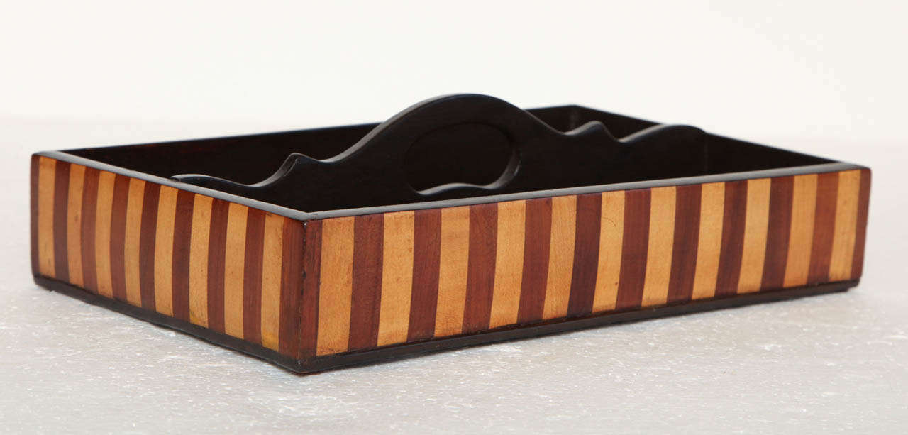 19th Century English Fruitwood Tray In Excellent Condition In New York, NY