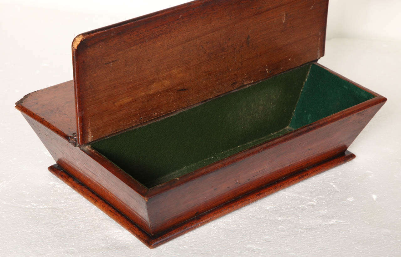 19th Century Mahogany Cutlery Box 1