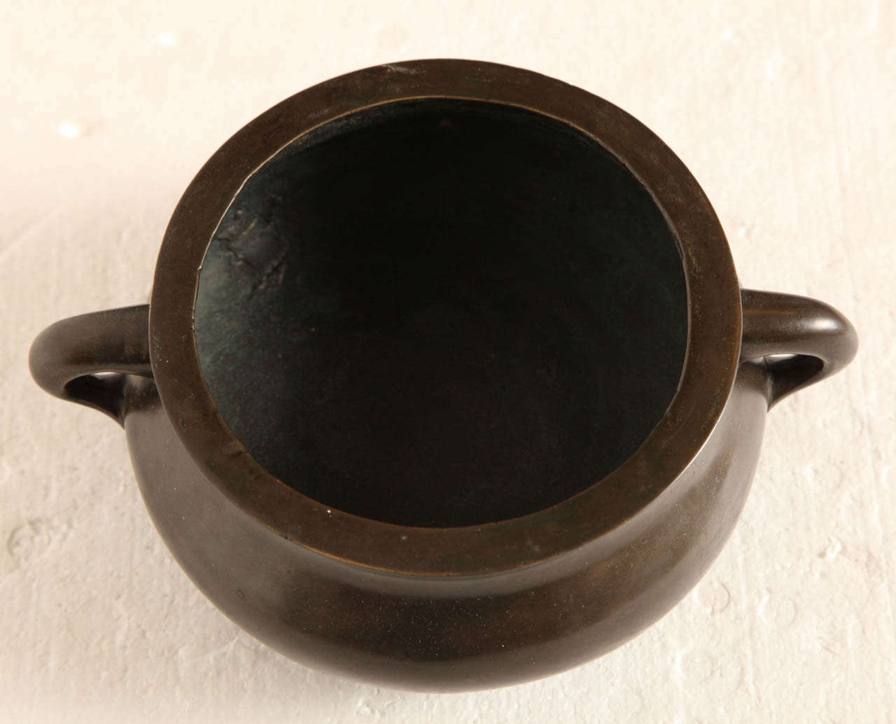 20th Century Chinese, Bronze Two Handle Bowl