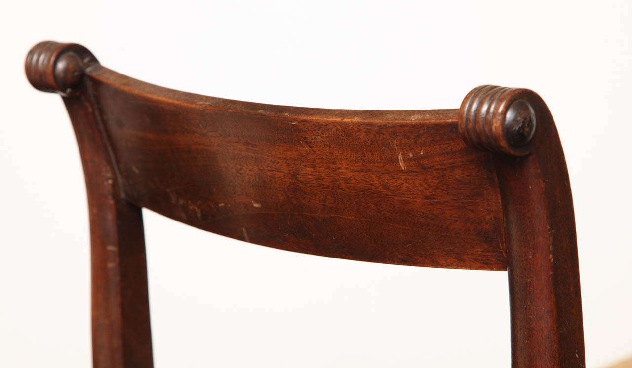 19th Century English, Mahogany Bench 6