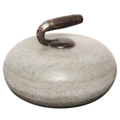 Late 19th Century Curling Stone