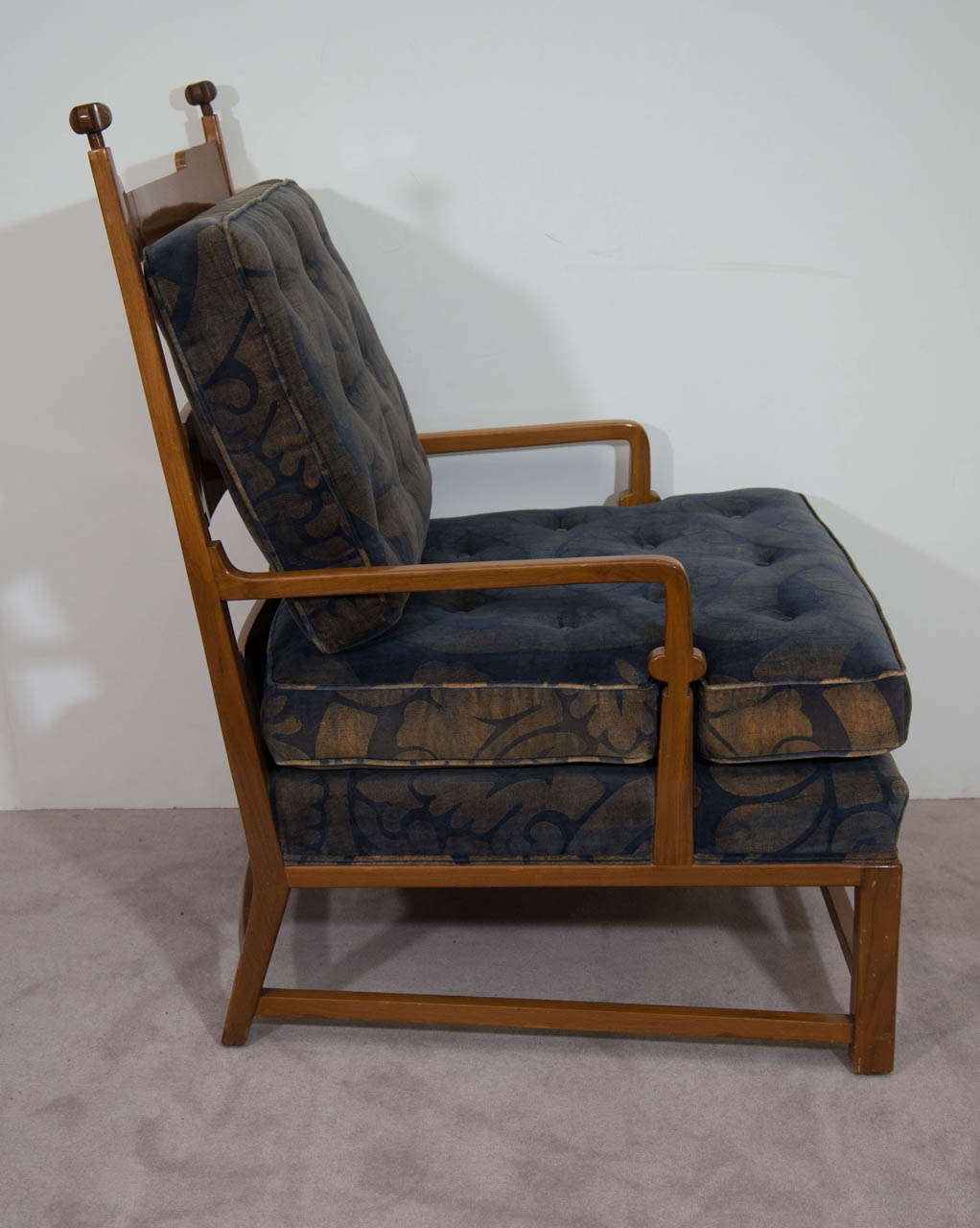 Mid-Century Pair of Armchairs Designed byTommi Parzinger In Good Condition In New York, NY