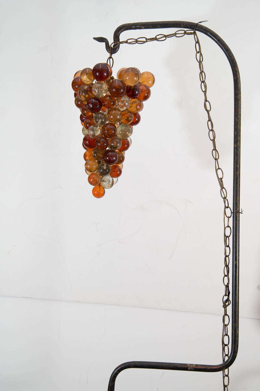 antique grape cluster lamp