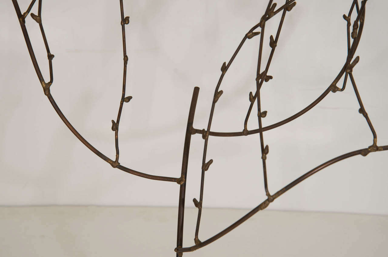 Brutalist Willow Sculpture on Lucite Base In Good Condition In New York, NY