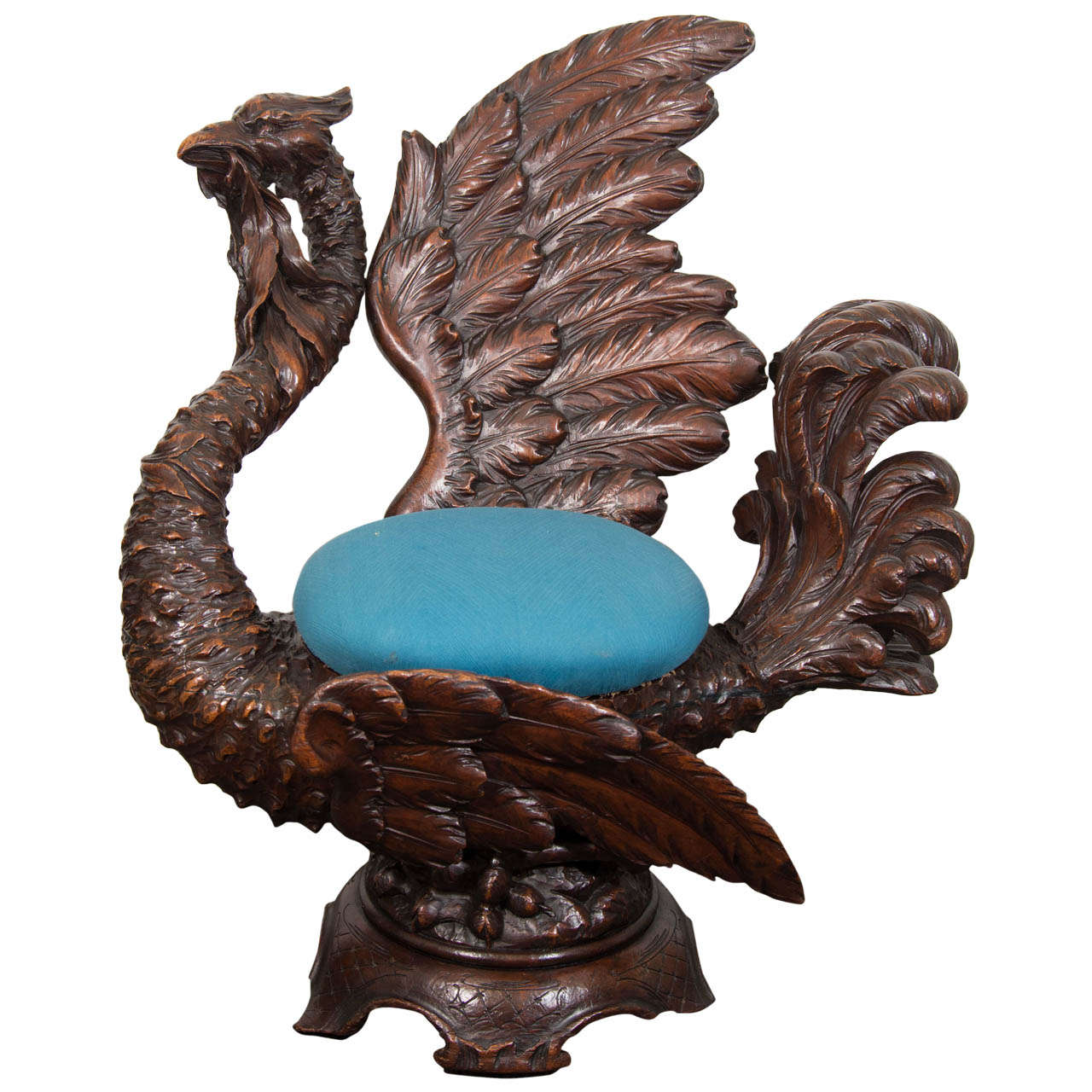 A 19th Century Hand Carved Griffin Italian Fantasy Chair