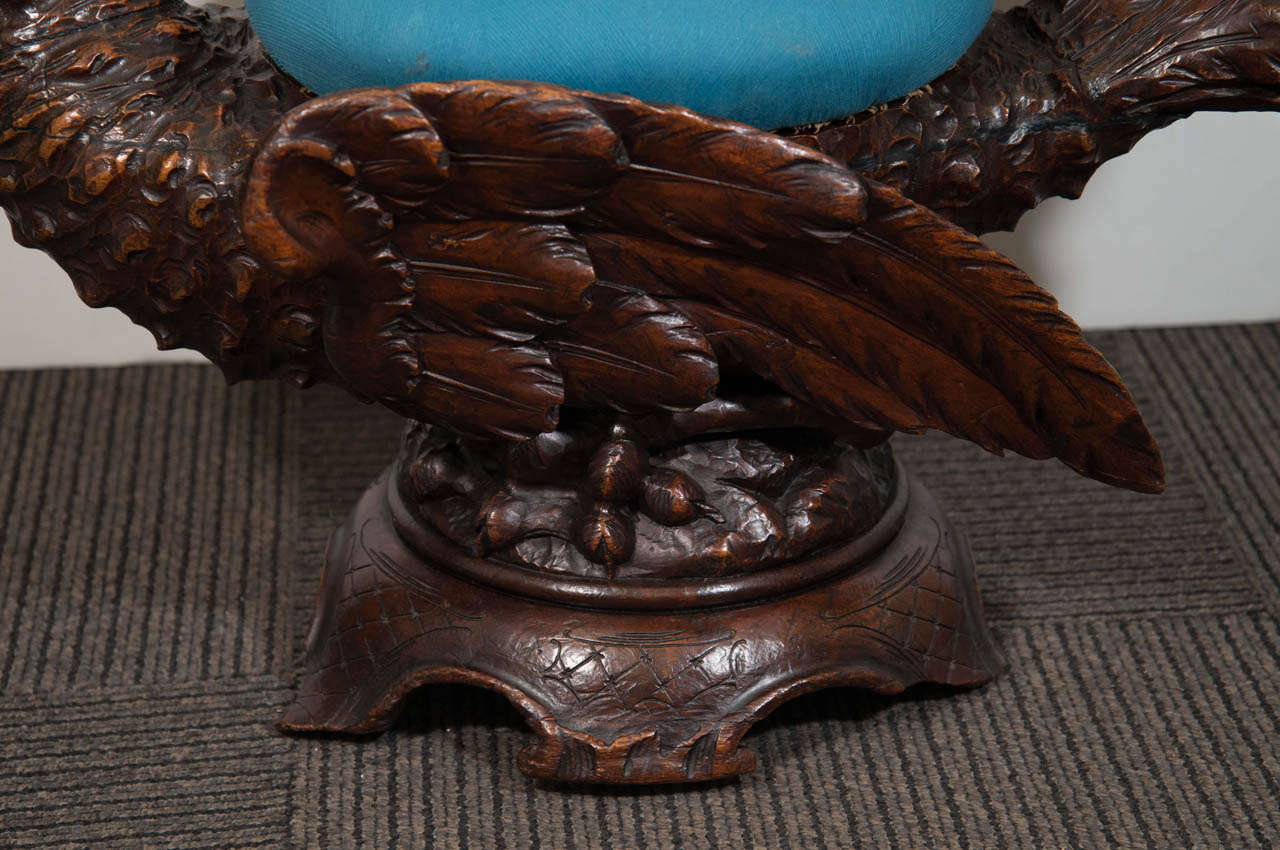 A 19th Century Hand Carved Griffin Italian Fantasy Chair In Good Condition In New York, NY