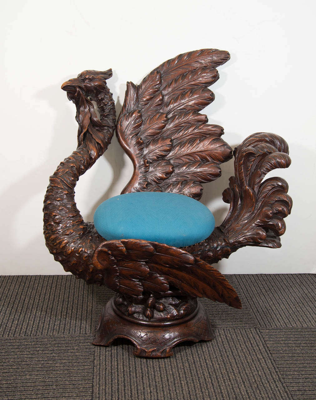 A 19th Century Hand Carved Griffin Italian Fantasy Chair at 1stDibs