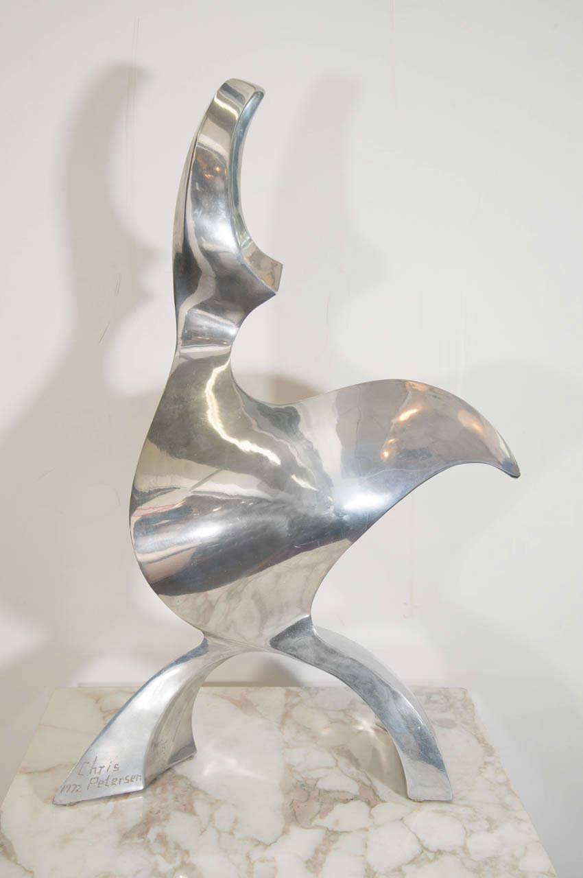 A Mid Century Abstract Sculpture by Chris Petersen For Sale at 1stDibs