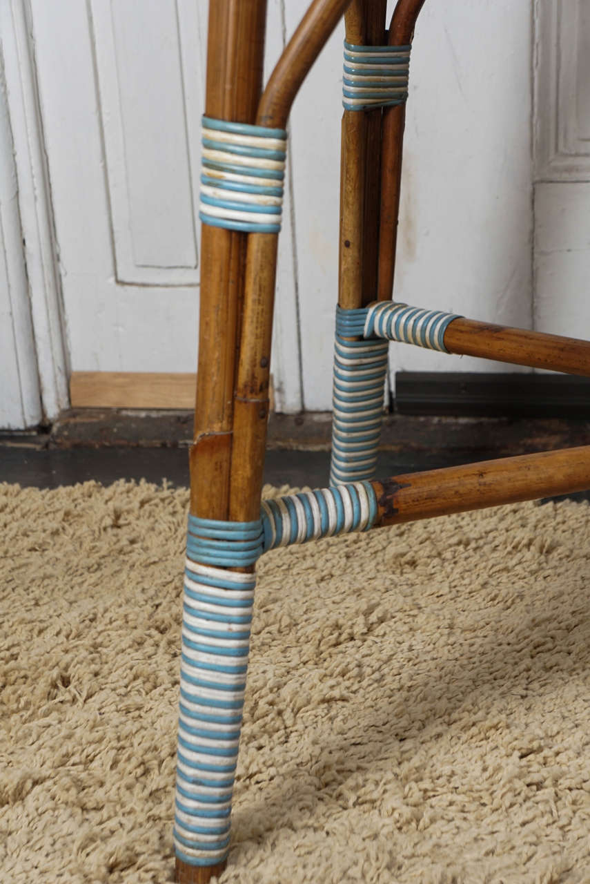 Good Vintage Wicker and Bamboo Table 3