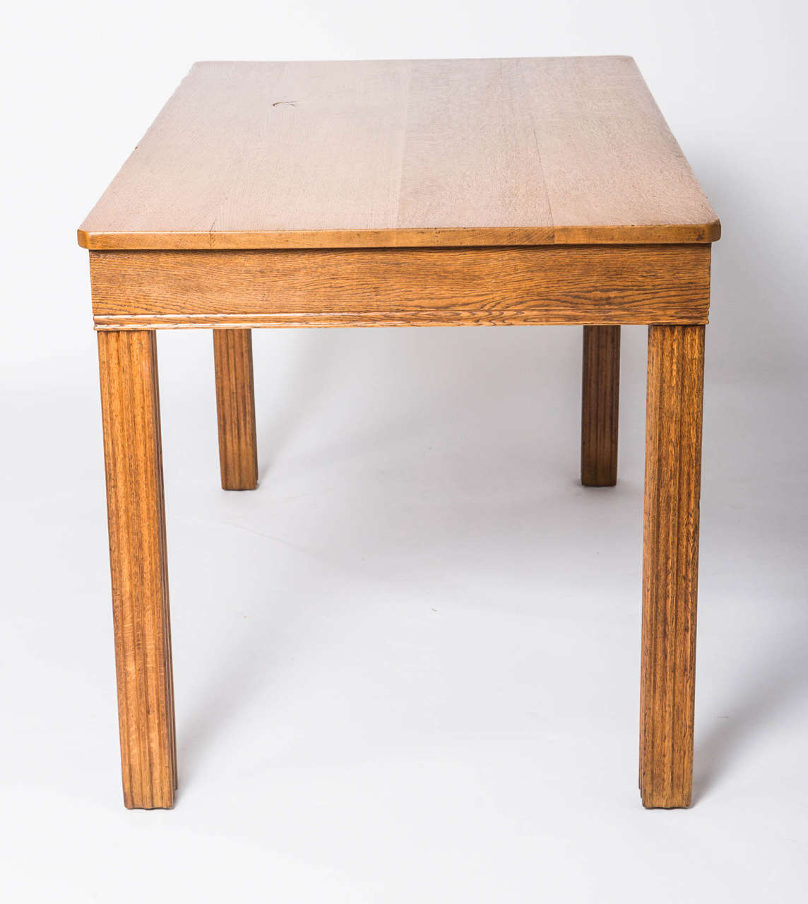 Gordon Russell Japanese oak refectory table, England 1930 For Sale 1