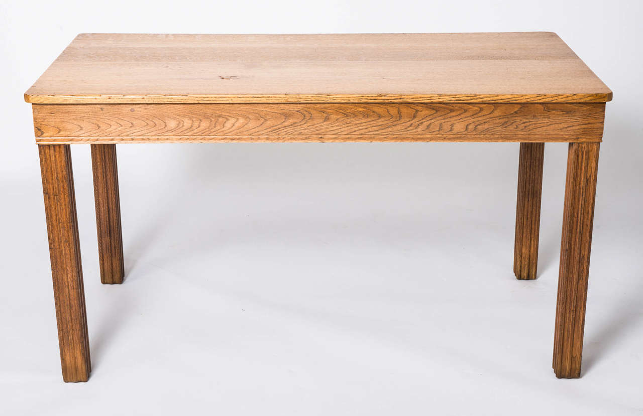 Gordon Russell Japanese oak refectory table, England 1930 For Sale 3