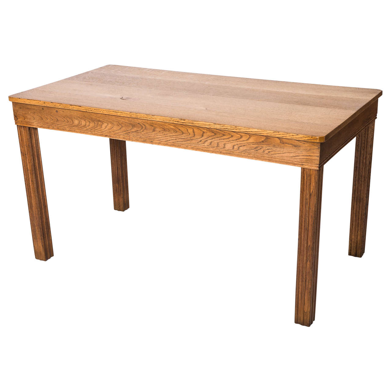 Gordon Russell Japanese oak refectory table, England 1930 For Sale