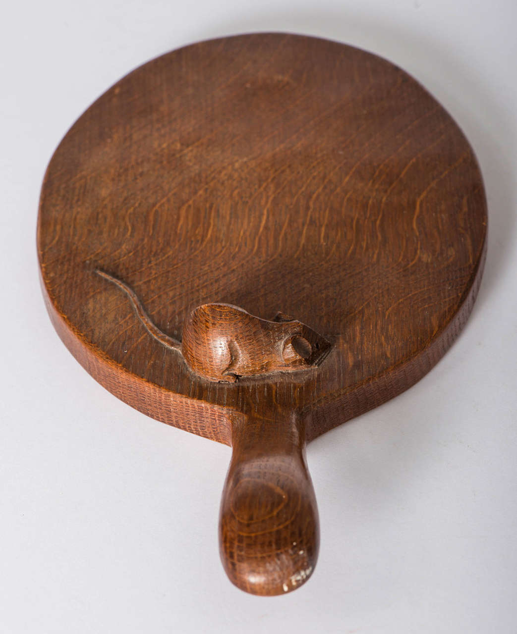 Robert Mouseman Thompson oak cheese board, England circa 1960 at
