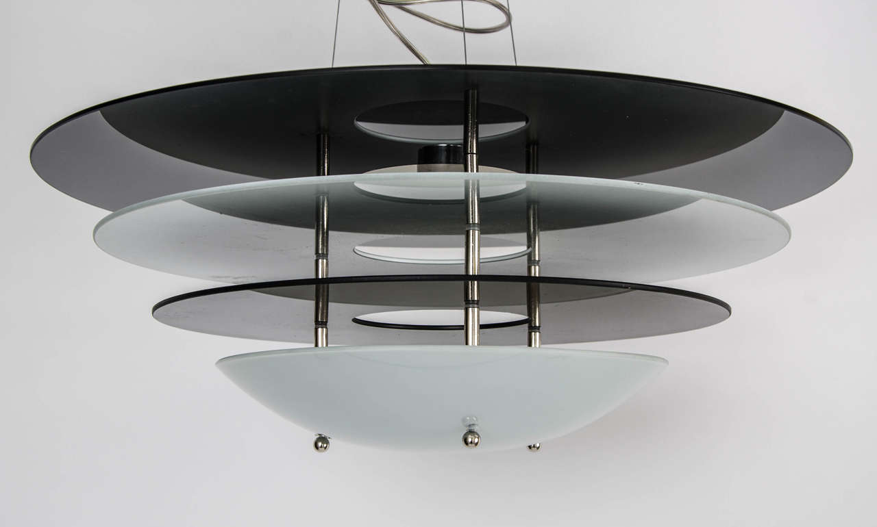 Gino Sarfatti for Arteluce Ceiling Light In Good Condition For Sale In Rome, IT