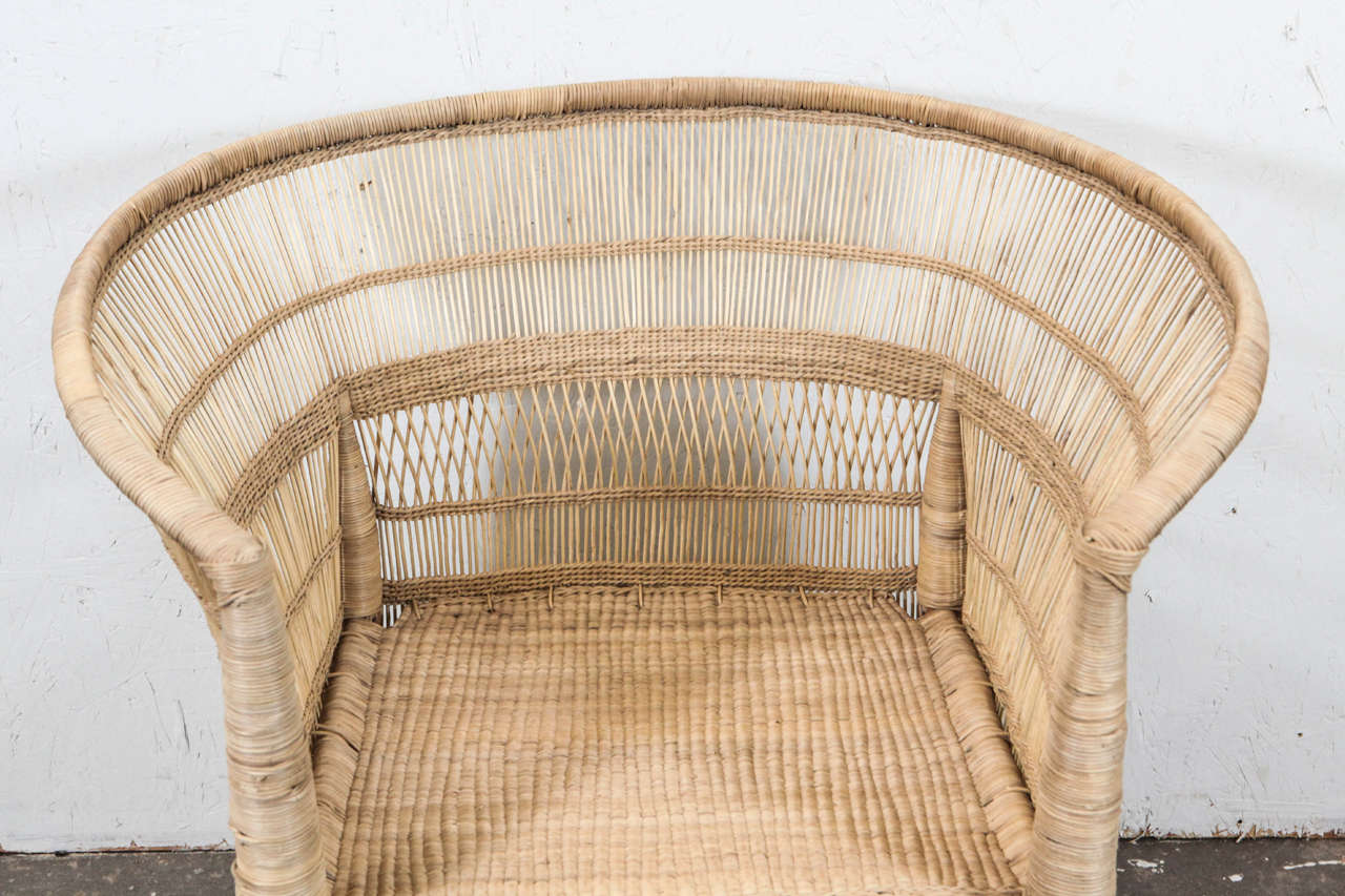 african wicker chair
