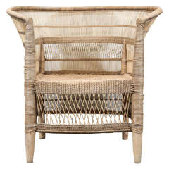 South African Wicker Armchair