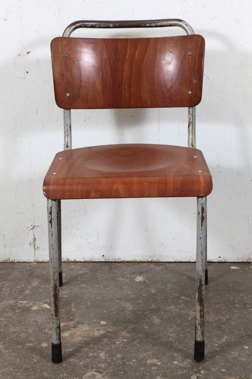 school chairs vintage
