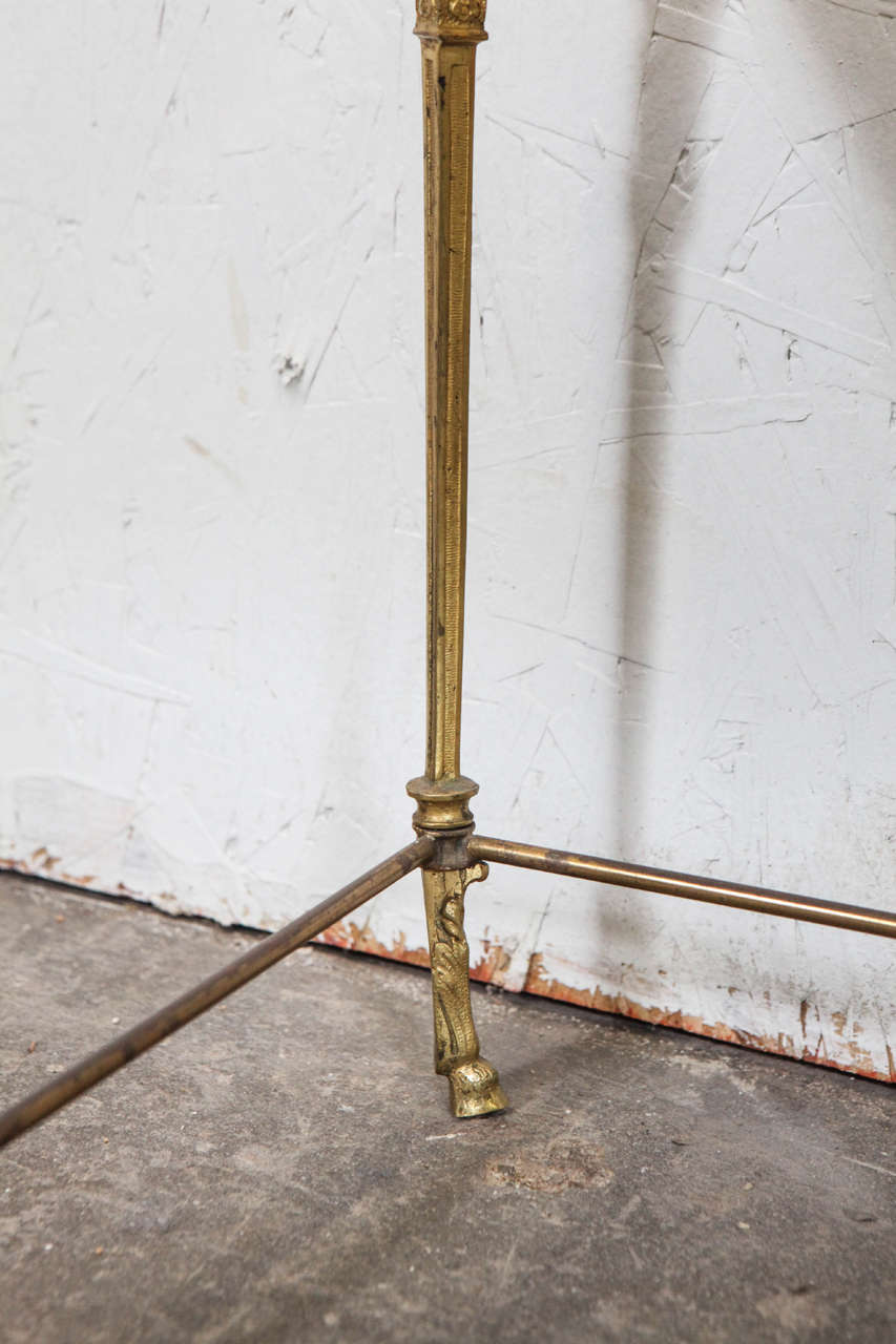 European Brass and Onyx Tiered Nesting Tables 3