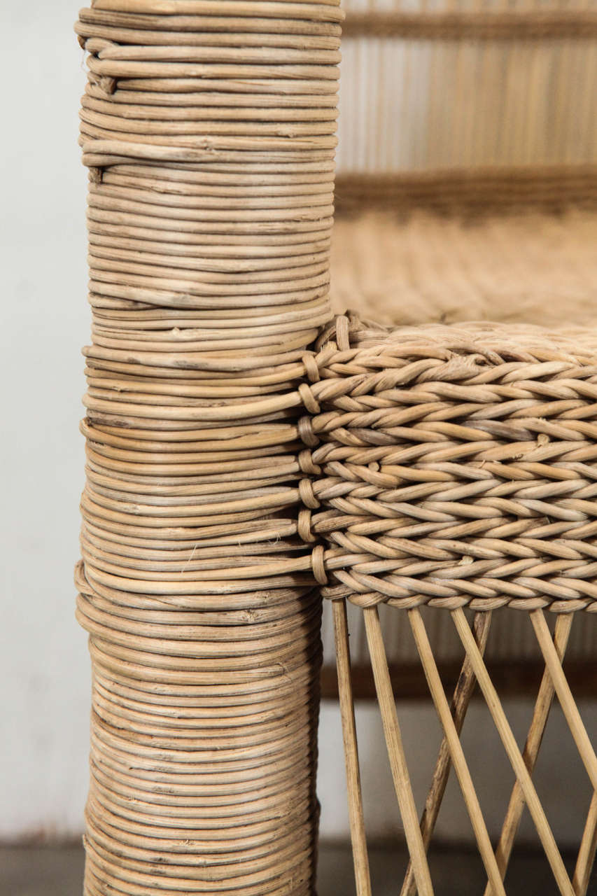 South African Wicker Armchair at 1stDibs | african wicker chair ...