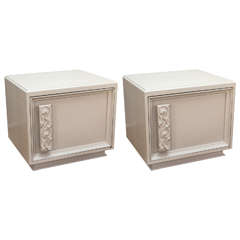 Pair Mid-Century Side Tables 2