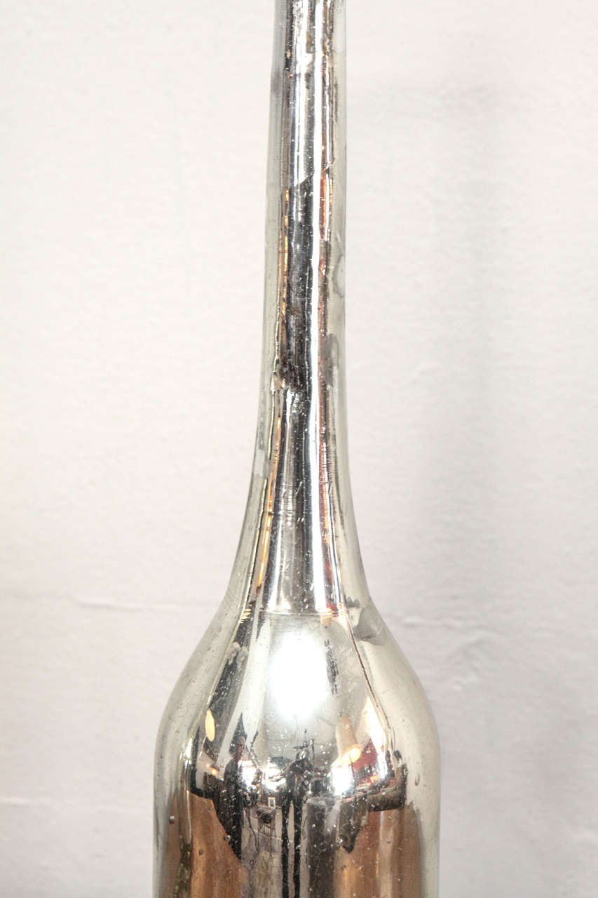 Antique Mercury Glass Vases For Sale 1