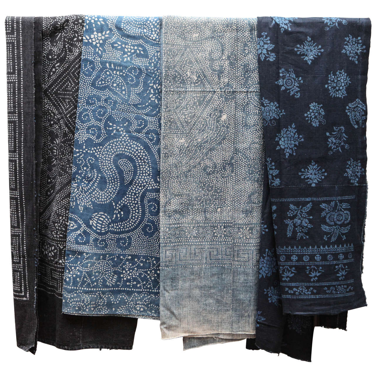 Chinese Hill Tribe Indigo Panels For Sale