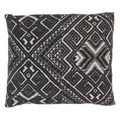 Burmese Hill Tribe Brocade Pillow