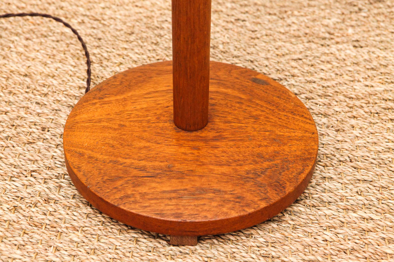 Woodwork Mid Century Teak Floor Lamp