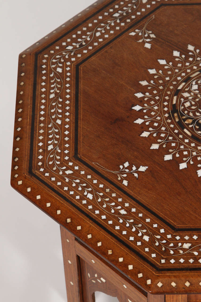Octagonal Anglo Indian Side Tea Table 1