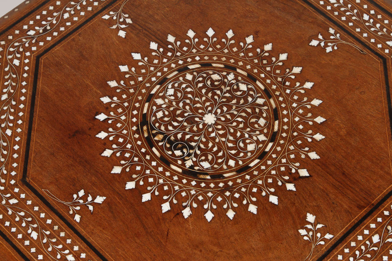 Octagonal Anglo Indian Side Tea Table 3